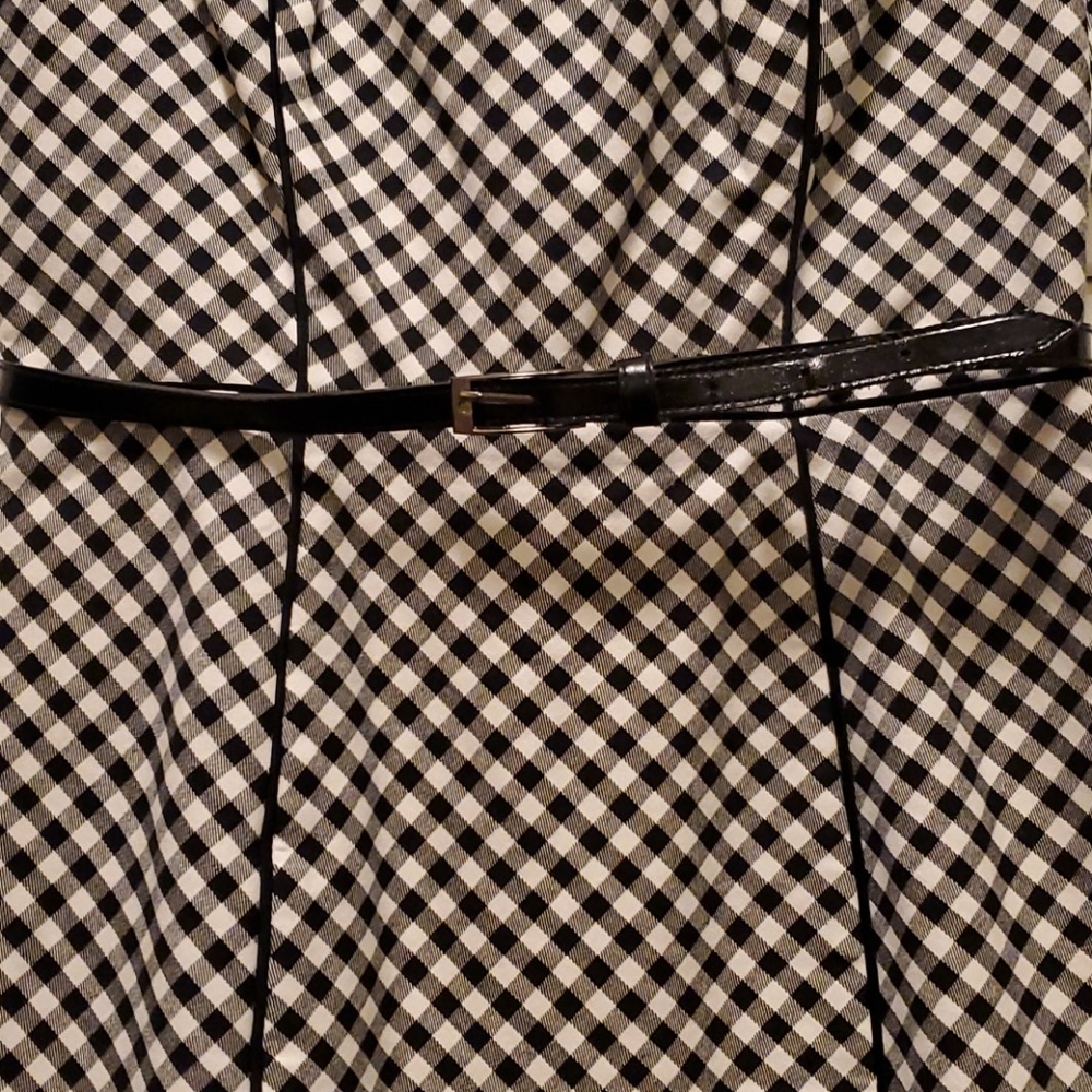 MODERN GINGHAM SHEATH - Picture 6 of 6